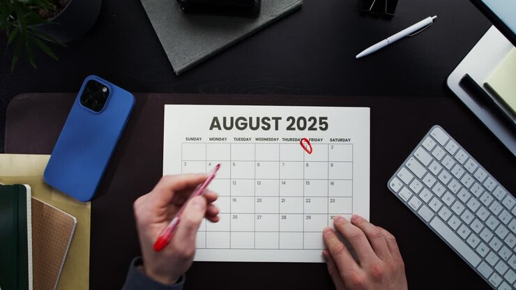 Markering af datoer på kalender