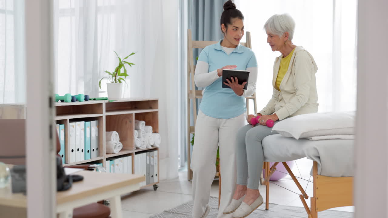 personas de edad avanzada, fisioterapia