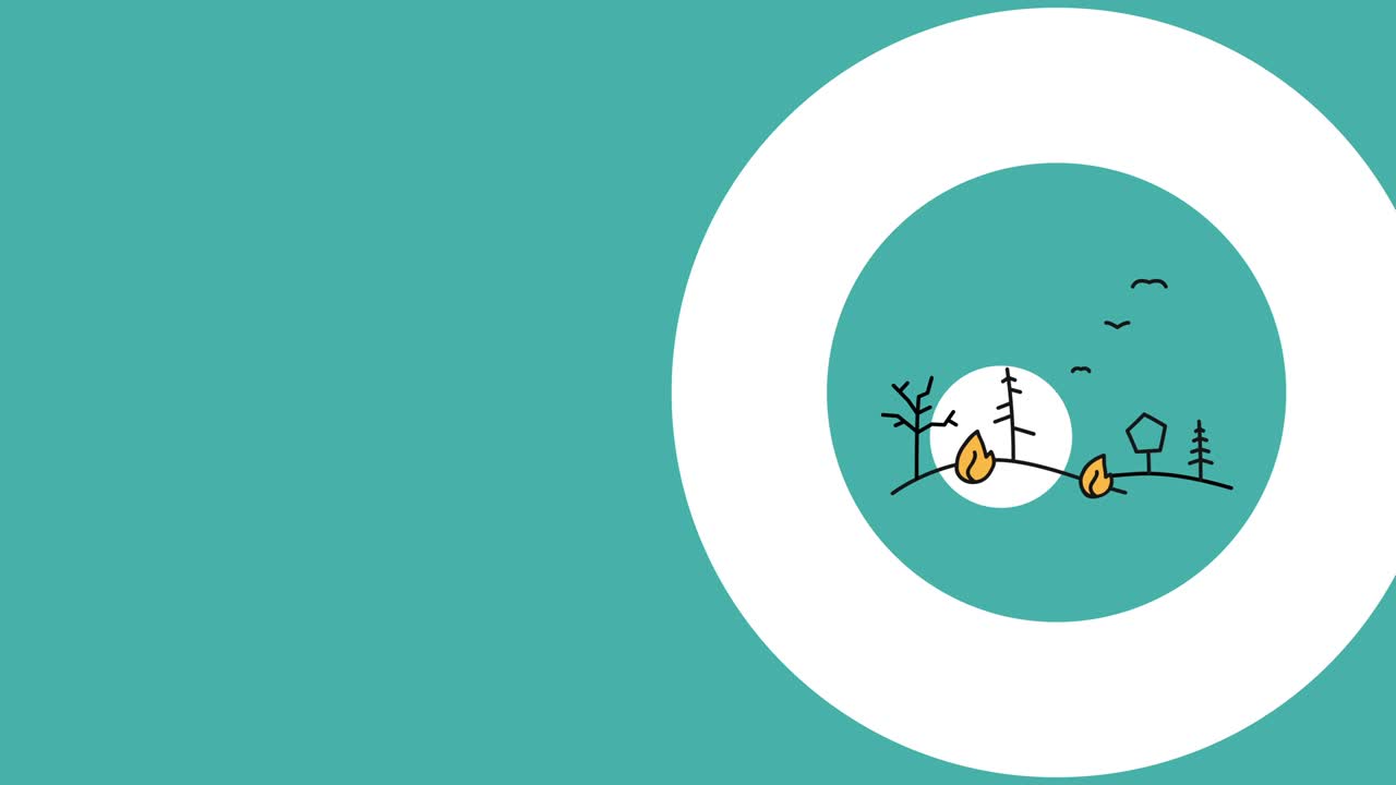 푸른 배경에 자연의 4k 비디오 도들 디자인.