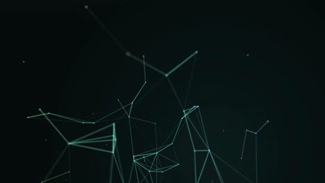 animation of green light trails on green background