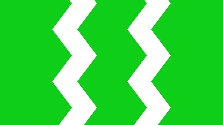 Jagged wave triangle loop material animation motion graphics