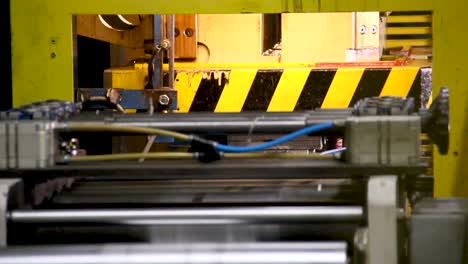 heavy machinery in industrial manufacturing warehouse factory