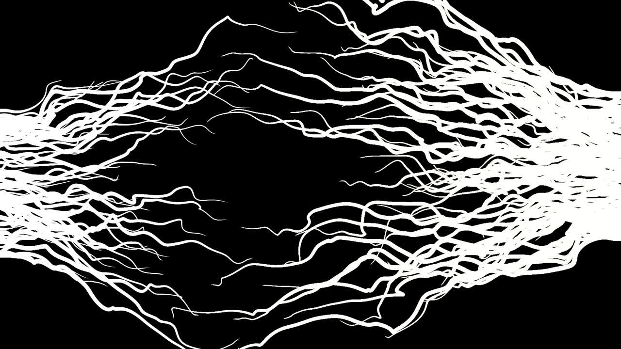 추상적인 흐르는 선