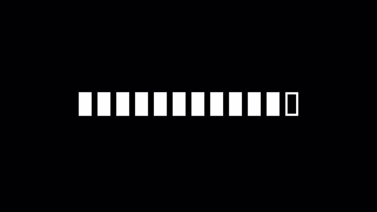 Square Segmented Stroke Loading Bar