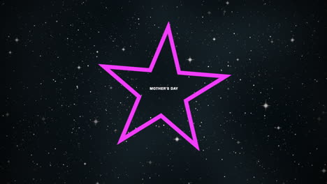 Mothers-Day-text-with-pink-star-on-fashion-black-gradient