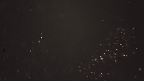 partículas abstractas en fondo oscuro