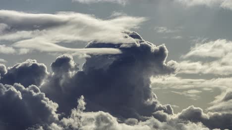 el paisaje dramático de las nubes