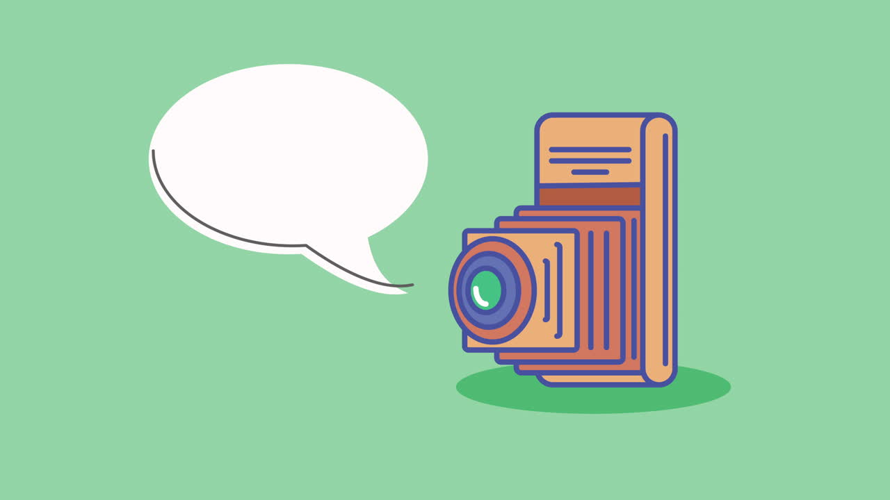 빈티지 카메라 그림