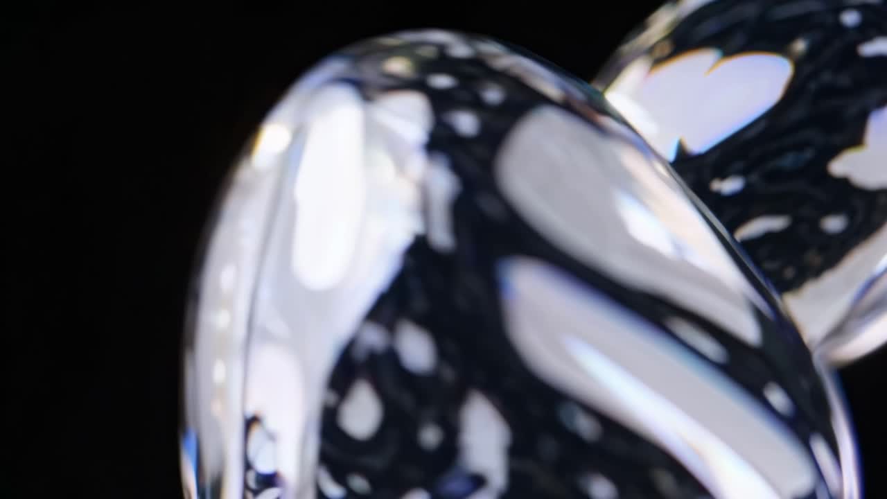 primer plano abstracto de varias burbujas