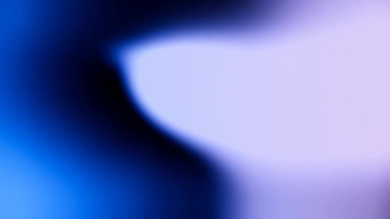 Shifting curved boundary moving between deep-blue and lavender fields over five frames in closeup