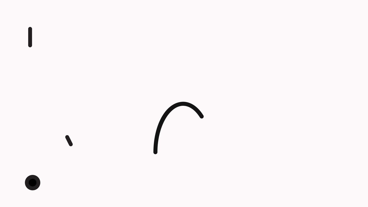 유전자 엔지니어링 라인 아이콘 애니메이션