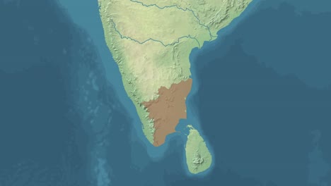 Ampliar-El-Mapa-Satelital-Animado-Del-Estado-De-Tamil-Nadu-O-Provincia-De-La-India-Con-área-Reveladora