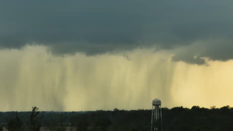 el deslumbrante poder de la naturaleza - una increíble lluvia sobre el vasto desierto de tennessee