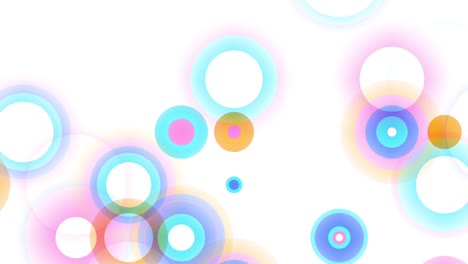 Animation-with-several-circles-flashing-and-appearing-in-the-frame