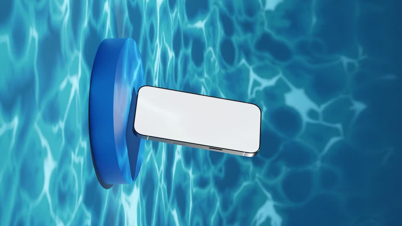 전자 상거래 판매 할인 액체 배경을 위해 색과 검은색 디스플레이를 가진 스마트폰의 현대적인 새로운 모델