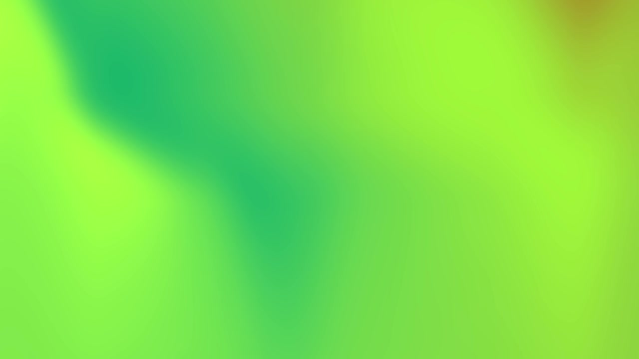 Abstract Green and Yellow Gradient Background Animation