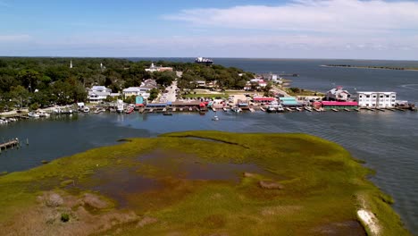 Southport-NC,-North-Carolina-aerial