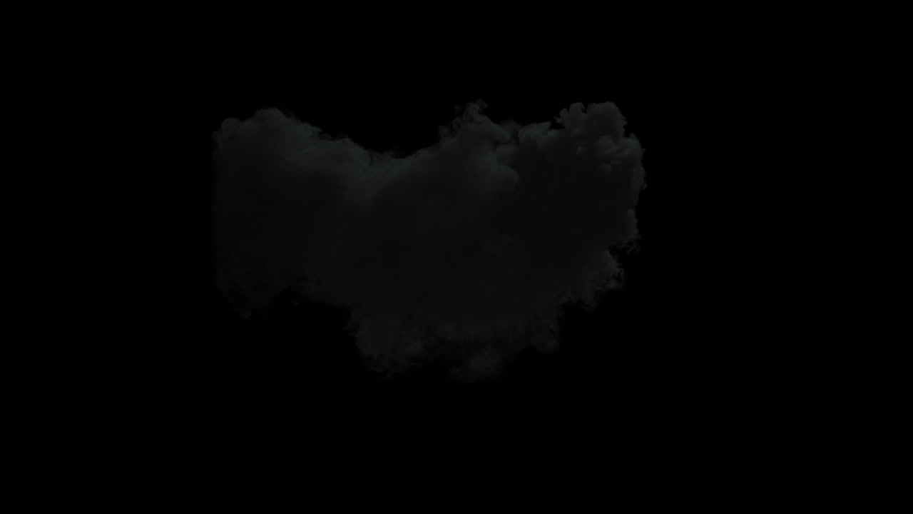 은 불꽃과 함께 어두운 연기 구름