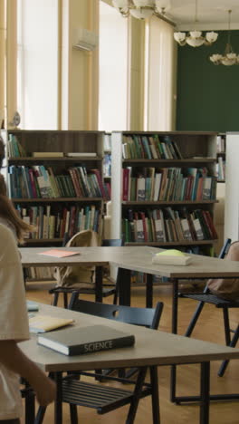 various scenes of a school environment
