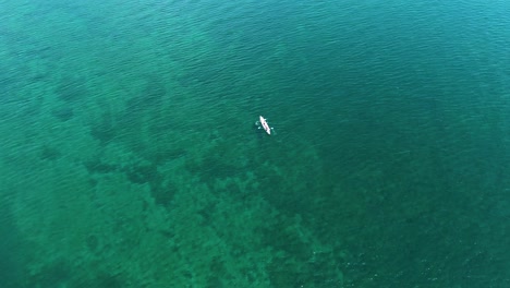 kayaking in turquoise water