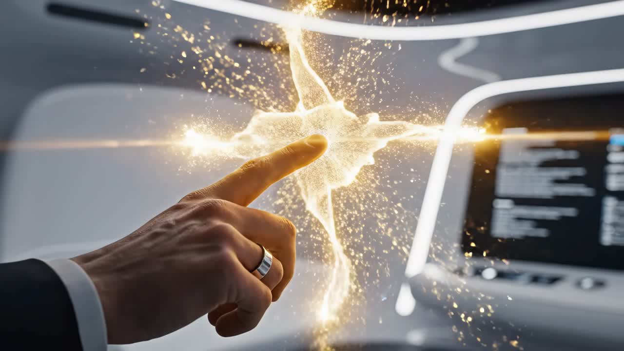 Futuristic Technology Interaction