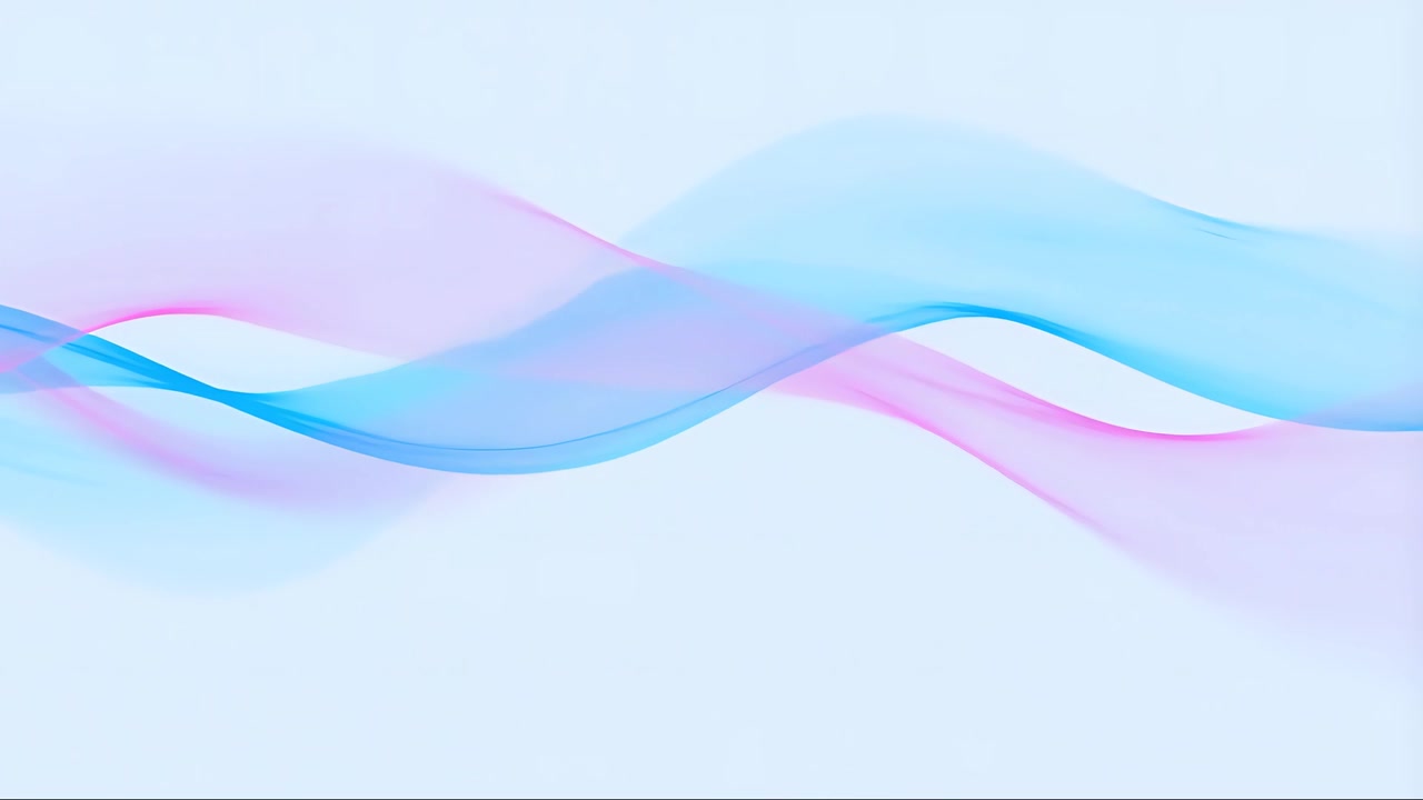 Sfondo Minimalista Astratto con Onde in Movimento 4K