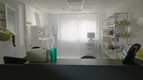 empty hospital office