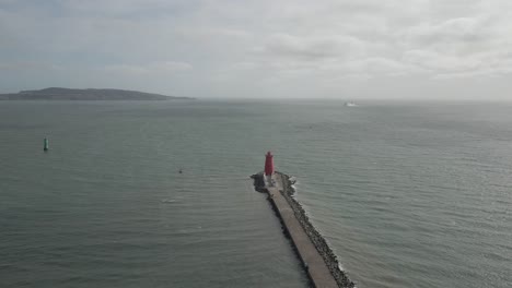 Irland-Tourismus-Poolbeg-Leuchtturm-Attraktion-Dublin-Antenne