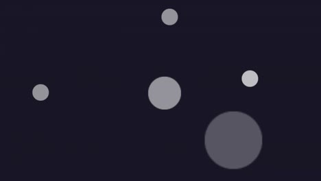 animación de bolas abstractas