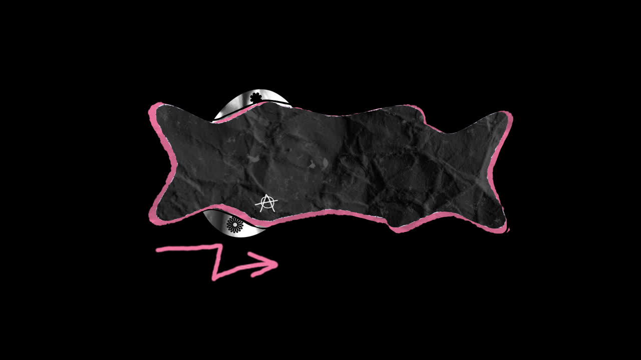 Dynamic Paper Collage Lower Thirds On Alpha Loop 05