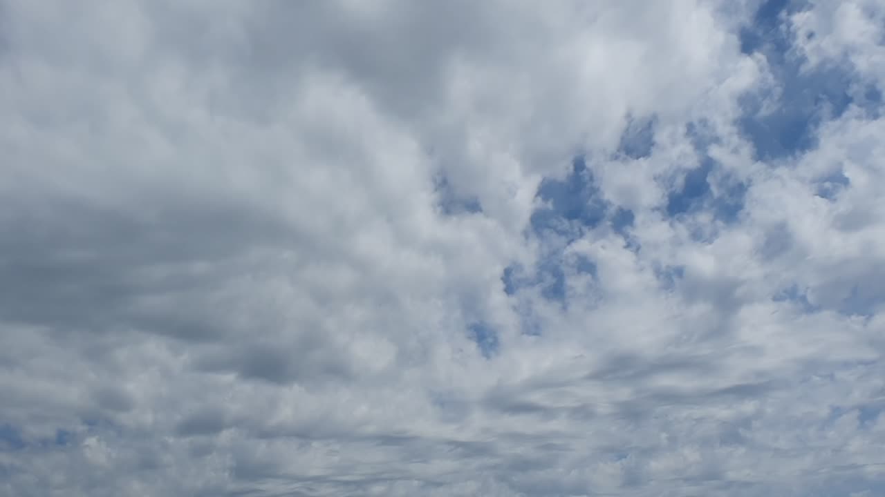 Overcast grey clouds animation for weather forecast - loop video