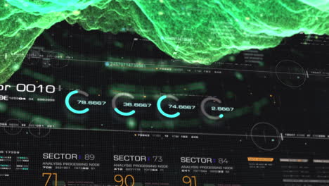 Entorno-De-Terreno-Holográfico-Gráfico-De-Movimiento-Avanzado,-Geomorfología,-Topografía-Y-Visualización-De-Información-De-Telemetría-De-Datos-Digitales-Para-El-Fondo-De-La-Pantalla