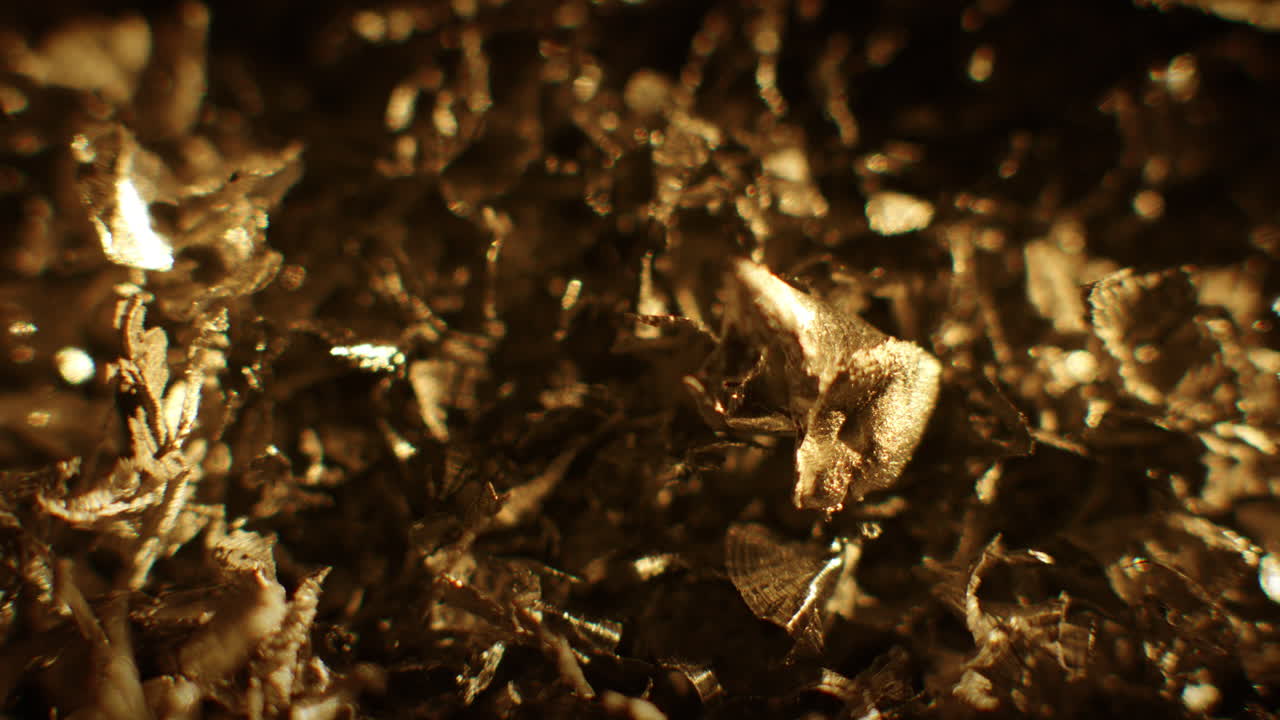 Golden color metal fillings