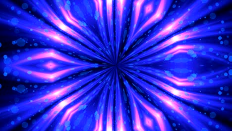 fondo caleidoscópico brillante fractal. movimiento de fondo con diseño fractal