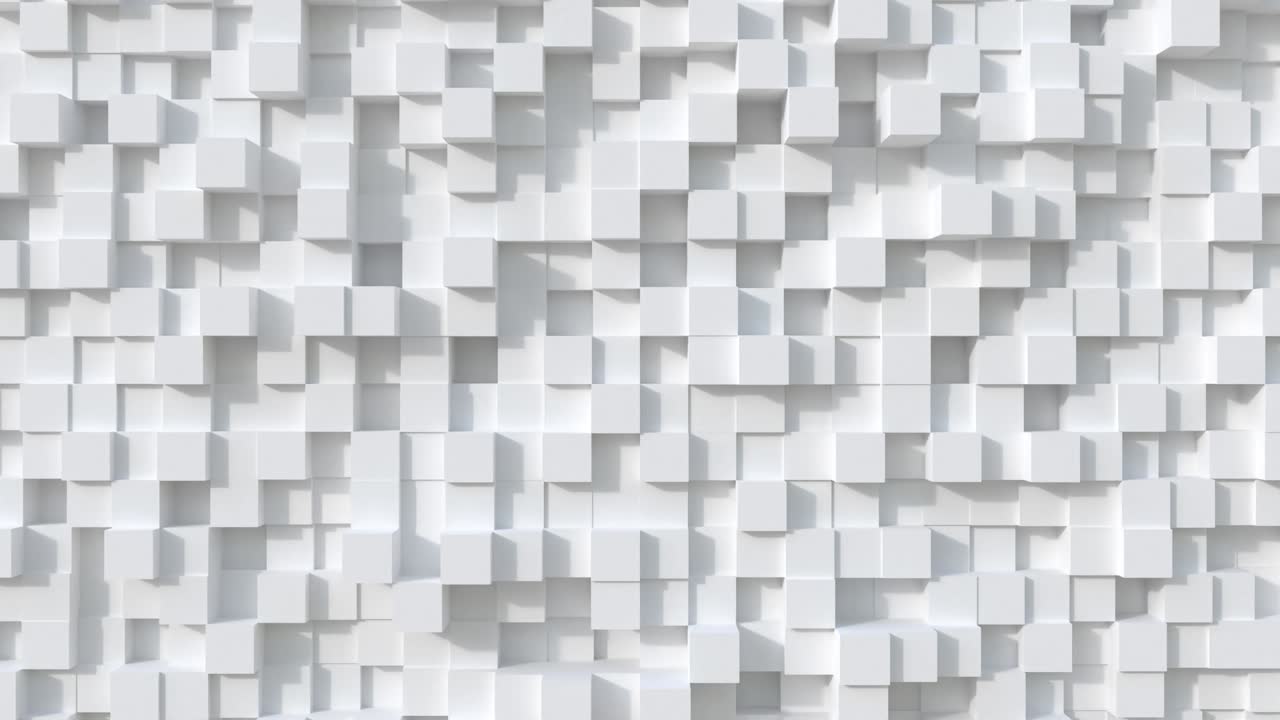 White cubes abstract surface