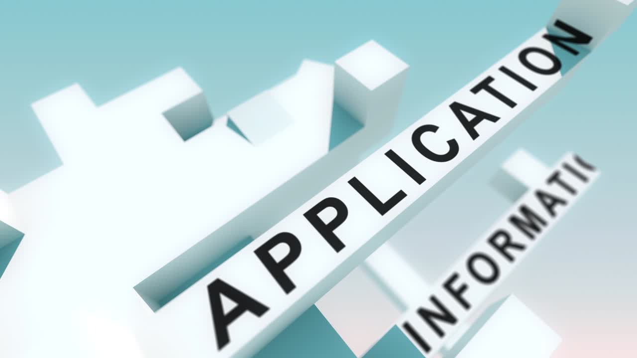 E-commerce words animated with cubes