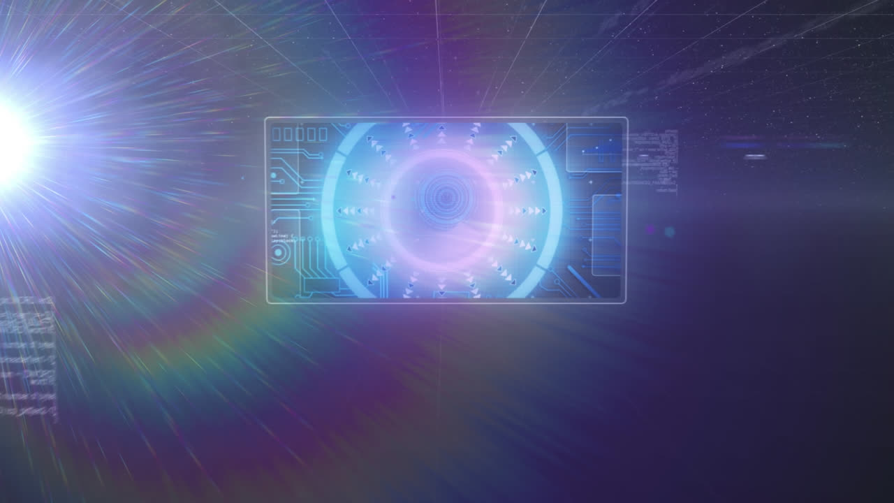 데이터 처리 및 스 스캔의 애니메이션