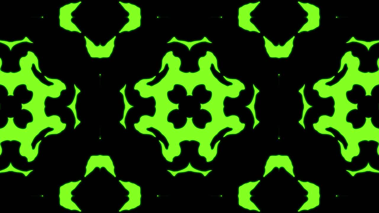 rayas abstractas efecto caleidoscopio. ondas líquidas verdes fondo de movimiento abstracto corporativo. bucle sin costuras. formas de movimiento contorno borde. rayas de onda. animación de video vj, 4k