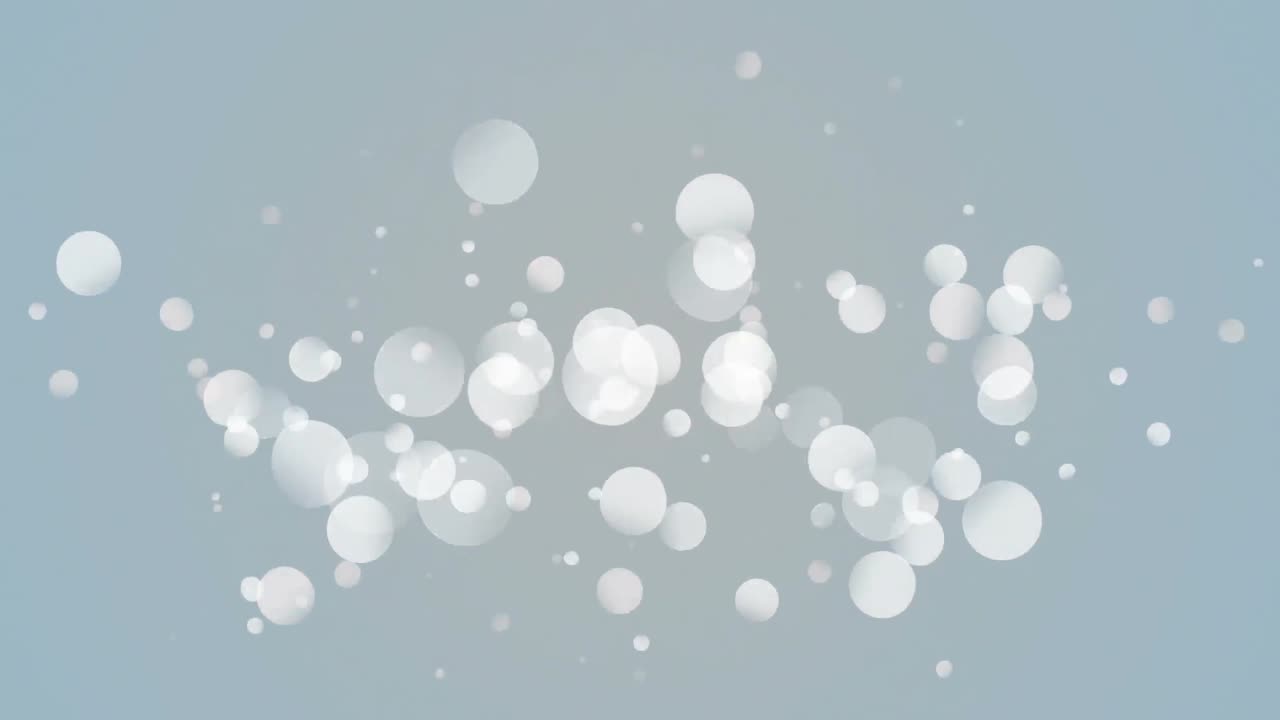 원의 디지털로 생성된 비디오