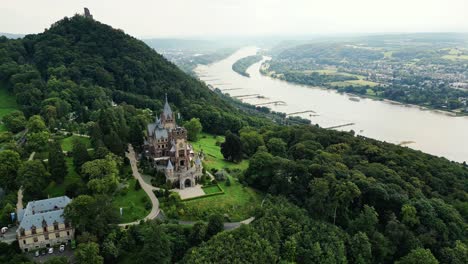 constructed in 19th century, the private property drachenburg castle