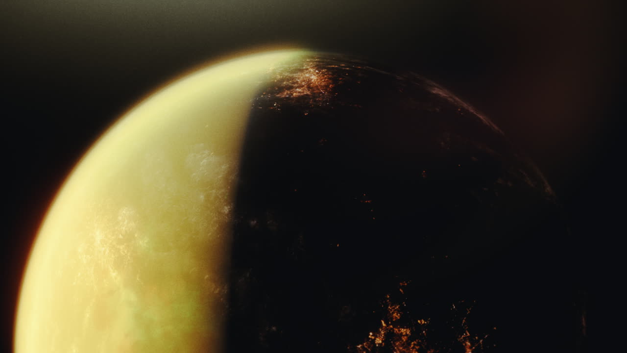 Alien civilization planet