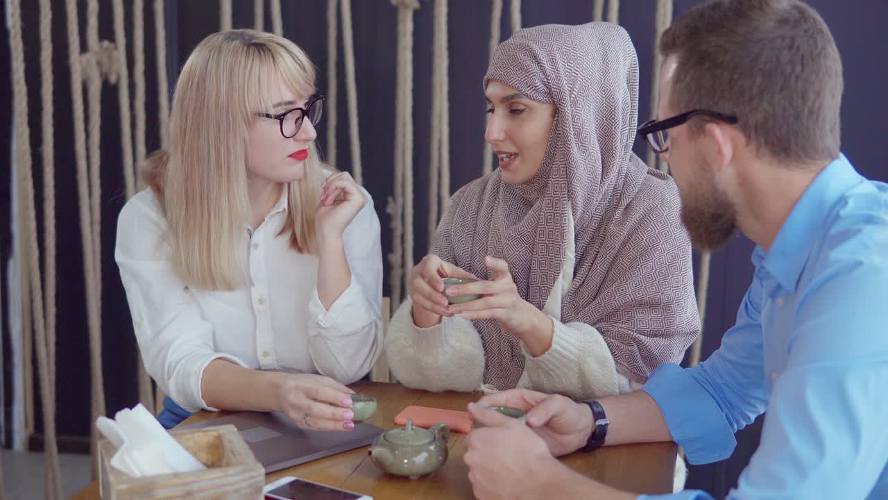 Business Meeting over Tea