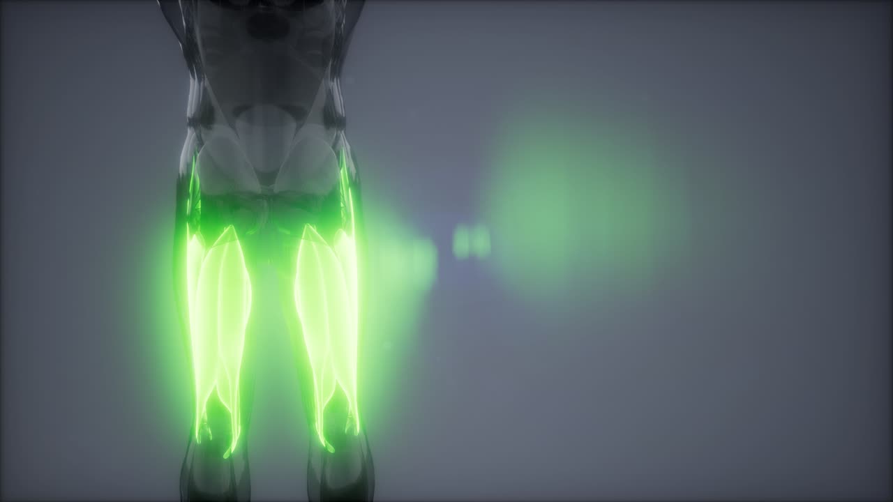 허 ⁇ 지 근육 - 눈에 보이는 근육 해부학 지도