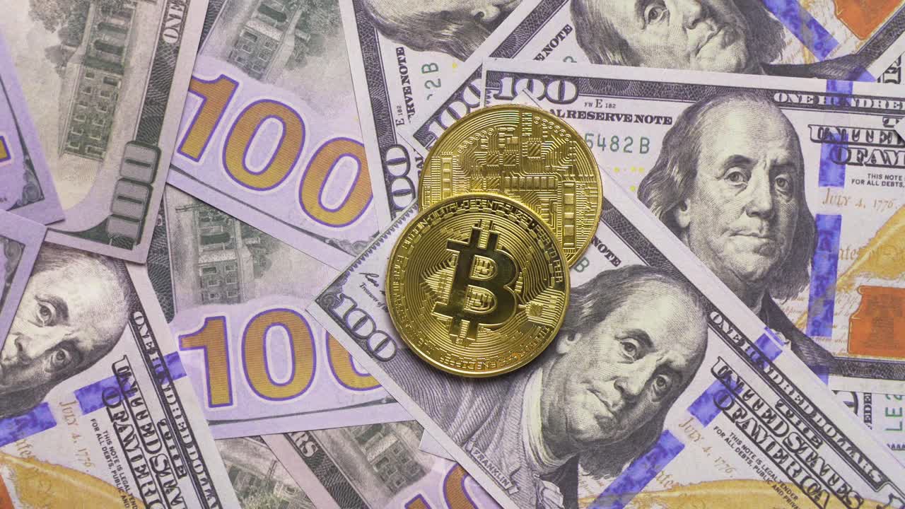 criptomonedas y dólares estadounidenses. suplementos de inversión.