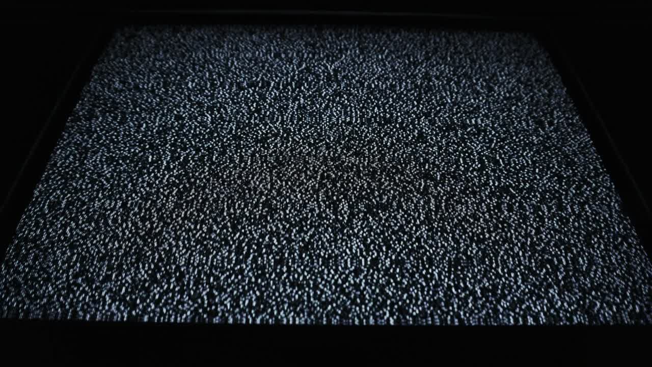 ruido estático de la televisión, señal analógica, pantalla antigua