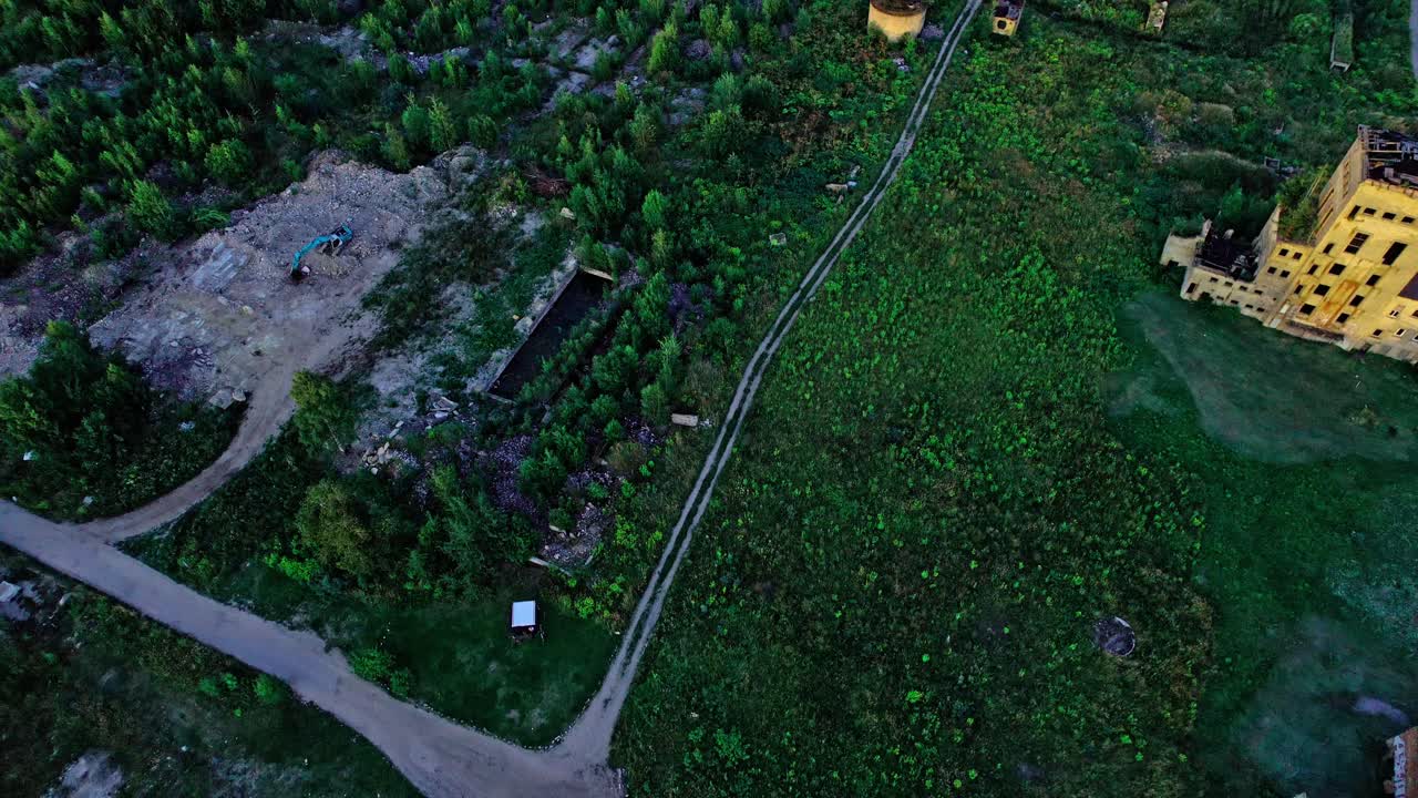 Exploring the remnants of industrial heritage in Latvia from above