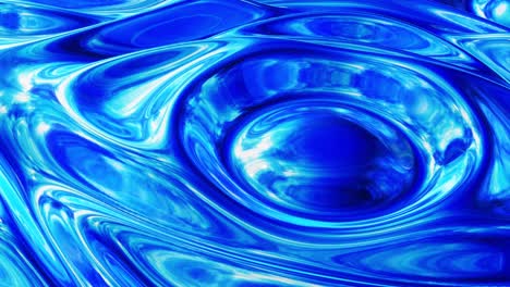 liquid pattern like waves in looped motion. 3d stylish abstract blue bg of wavy surface like brilliant liquid glass with beautiful gradient colors. 4k trendy colorful fluid animation.