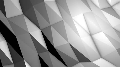 fondo triangular blanco con bucle bajo