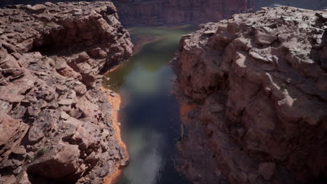 aerial view of a canyon in arizona