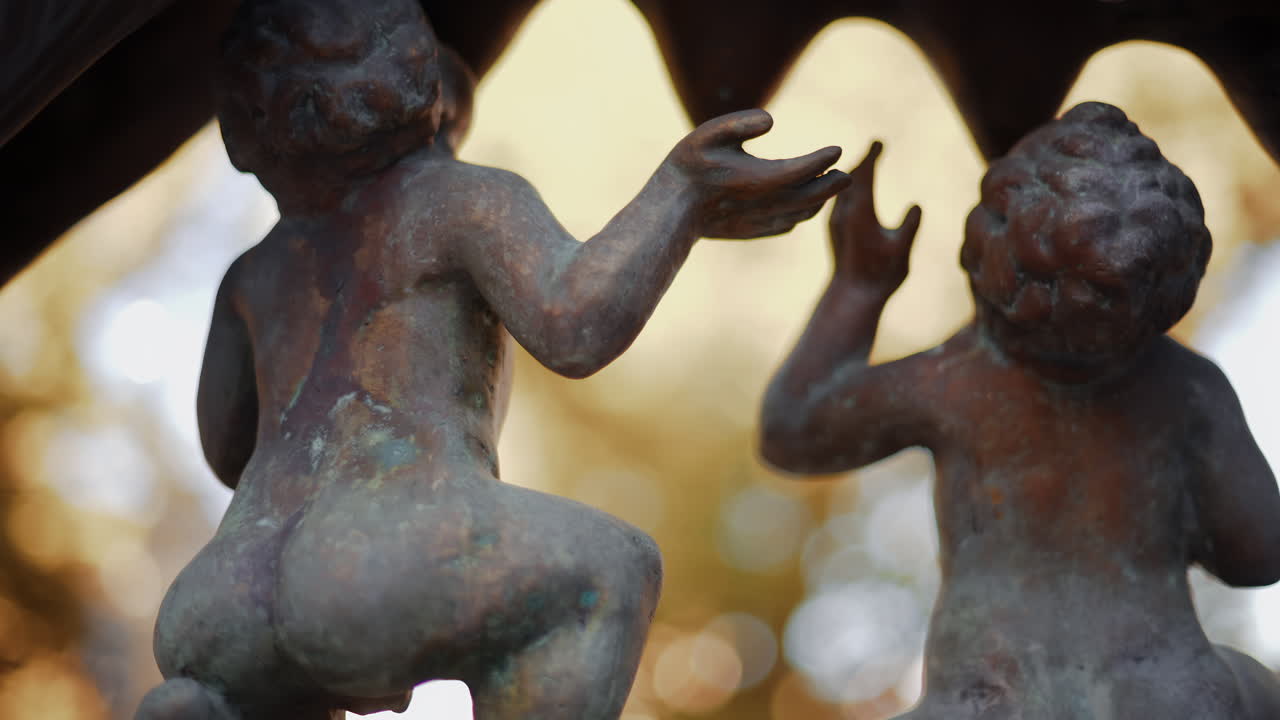 Chisinau, Moldova - September 25, 2025: Historic bronze statue of the Capitoline Wolf with Romulus and Remus on a red marble pedestal in front of the National History Museum of Moldova